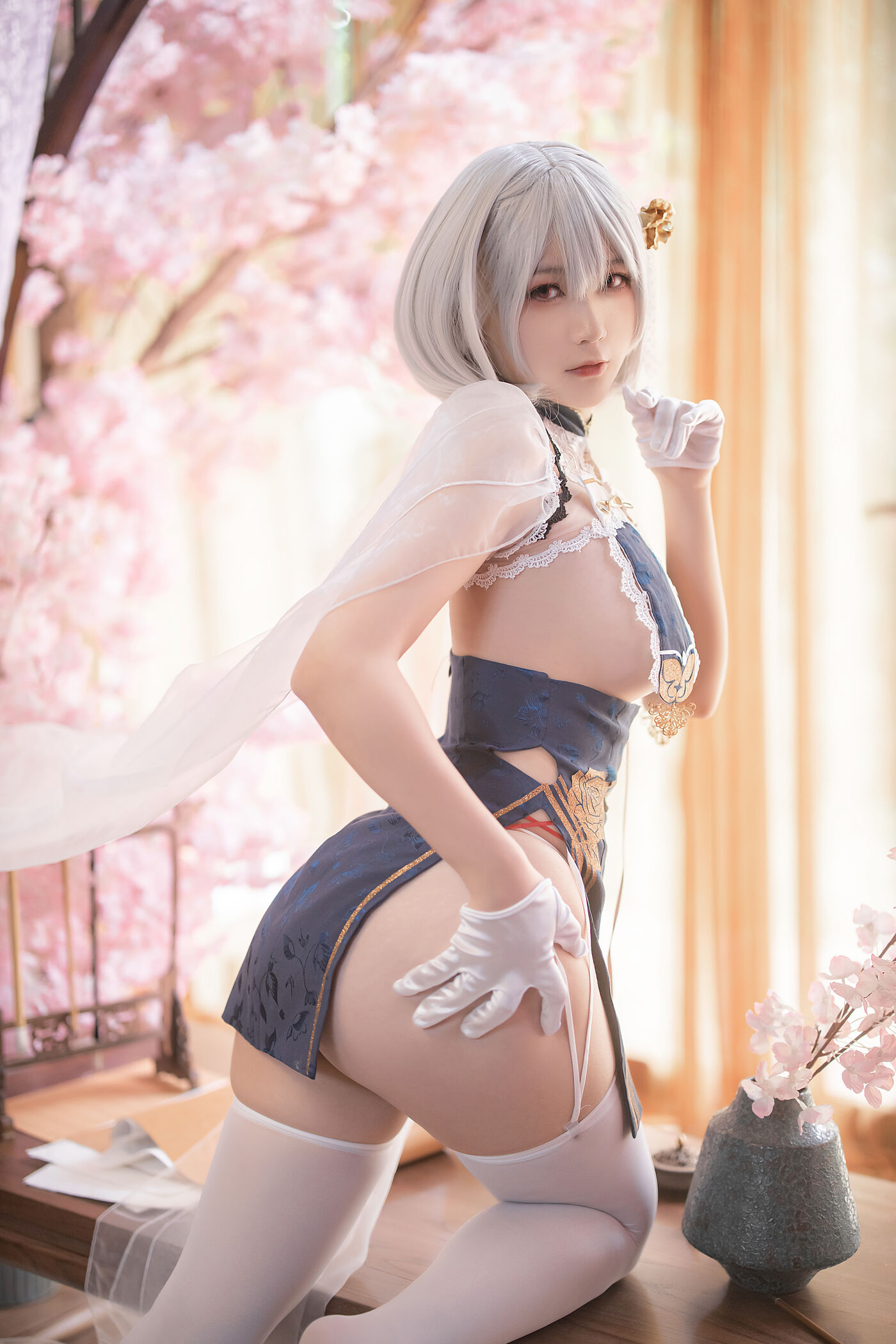 樱落酱 NO.014 旗袍天狼星 [20P]插图6